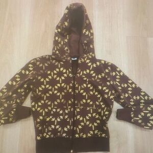 Brown and Yellow Kids Hoodie